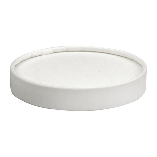 BioPak Paper Lids for BioBowl 250ml 8oz (Pack of 500) PAS-FY050