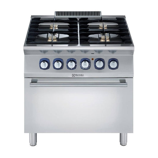 Electrolux 700XP Gas Oven Gas Range 4 Burner 800mm E7GCGH4CGA (Direct) PAS-FY532