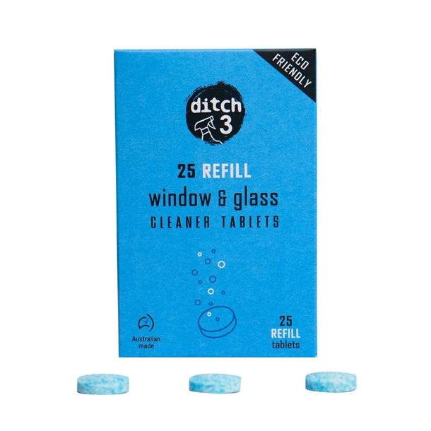 Ditch3 Window/Glass Cleaner Tablets Refill (Pack of 25) PAS-FZ488