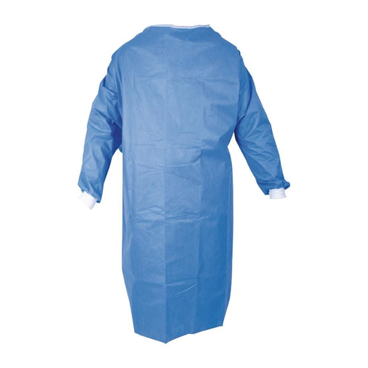 Softmed Isolation Gown (Non Sterile) L1 Blue 20gsm - Size L (Pack of 60) PAS-FZ612-L