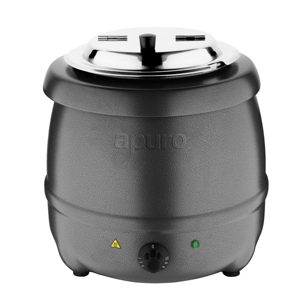 Apuro Graphite Grey Soup Kettle 10Ltr PAS-G107-A