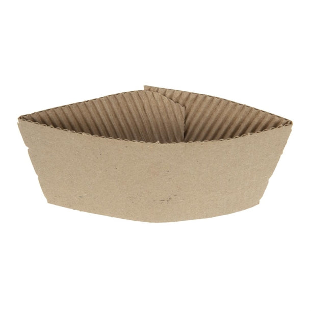 Fiesta Compostable Corrugated Cup Sleeves for 12/16oz Cups (Pack of 1000) PAS-GD329