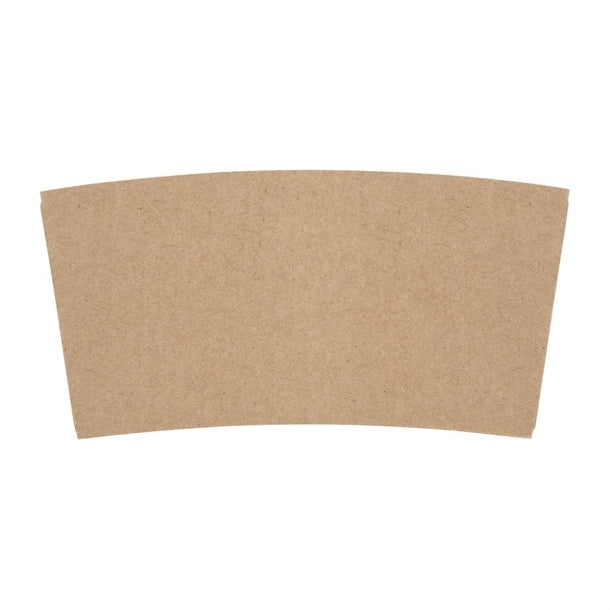 Fiesta Compostable Corrugated Cup Sleeves for 12/16oz Cups (Pack of 1000) PAS-GD329