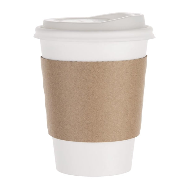 Fiesta Compostable Corrugated Cup Sleeves for 12/16oz Cups (Pack of 1000) PAS-GD329