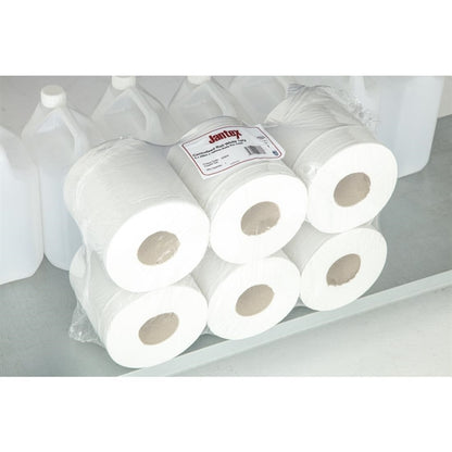 Jantex White Centrefeed Rolls 1-Ply (Pack of 6) PAS-GD834