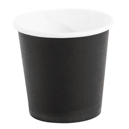 Fiesta Recyclable Espresso Takeaway Cups Black 112ml (Pack of 50) PAS-GF019