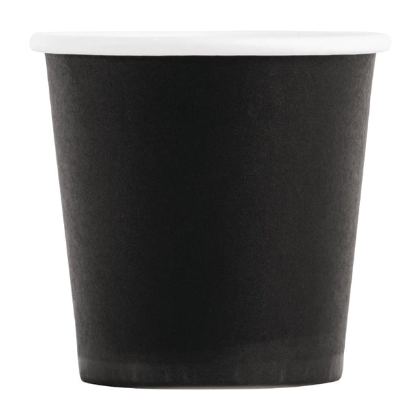 Fiesta Recyclable Espresso Takeaway Cups Black 112ml (Pack of 50) PAS-GF019