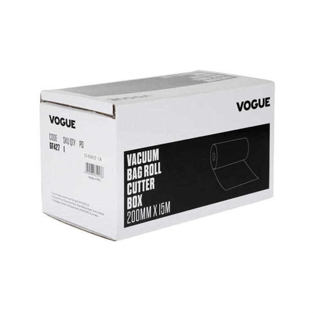 Vogue Vacuum Pack Roll with Cutter Box 15m PAS-GF427