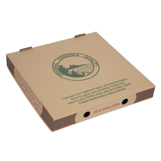 Compostable Printed Pizza Boxes 304mm (Pack of 100) PAS-GG998