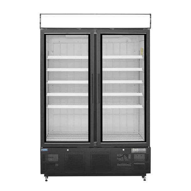 Polar G-Series Upright Display Freezer 920Ltr Black PAS-GH429-A