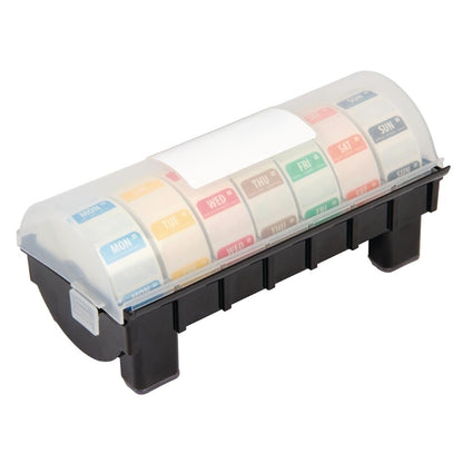 Hygiplas Dissolvable Colour Coded Food Labels Starter Kit with 25mm Dispenser PAS-GH474