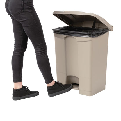 Jantex Step On Bin Beige 65Ltr PAS-GH638