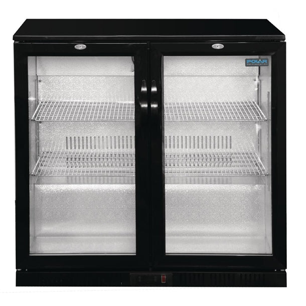 Polar G-Series Counter Back Bar Cooler with Hinged Doors 208Ltr PAS-GL002-A