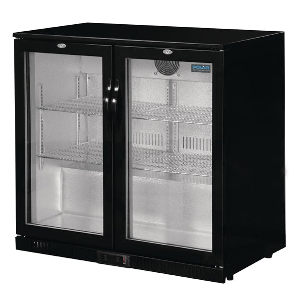 Polar G-Series Counter Back Bar Cooler with Hinged Doors 208Ltr PAS-GL002-A