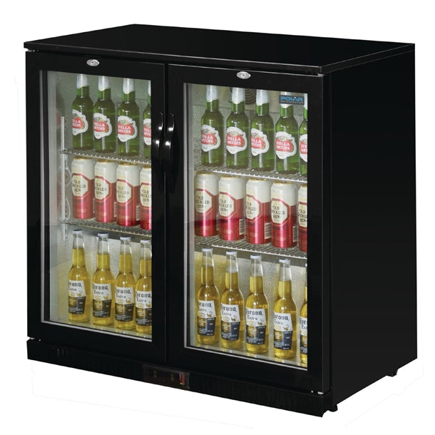 Polar G-Series Counter Back Bar Cooler with Hinged Doors 208Ltr PAS-GL002-A