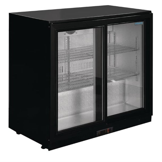 Polar G-Series Under Counter Back Bar Cooler with Sliding Doors 198Ltr PAS-GL010-A