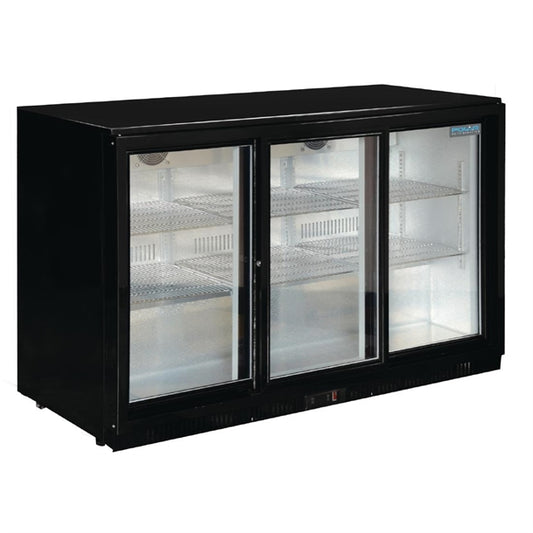 Polar G-Series Counter Back Bar Cooler with Sliding Doors 330Ltr PAS-GL006-A