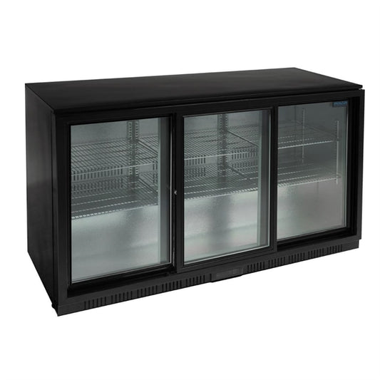 Polar G-Series Under Counter Back Bar Cooler with Sliding Doors 320Ltr PAS-GL013-A