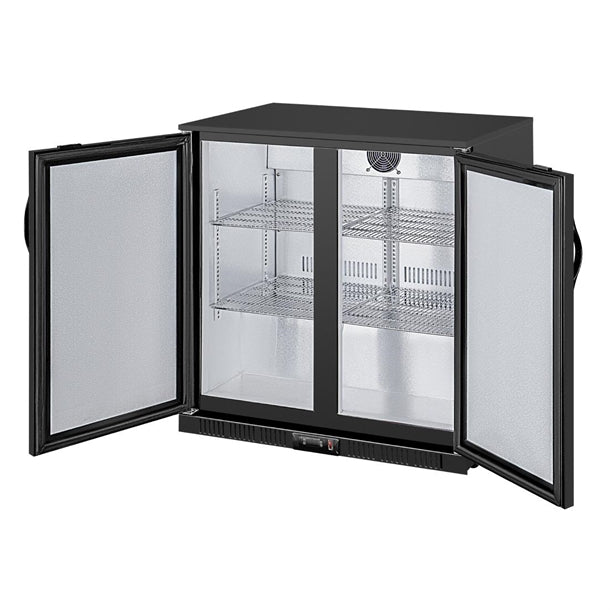 Polar G-Series Counter Back Bar Cooler with Solid Doors 208Ltr PAS-GL016-A