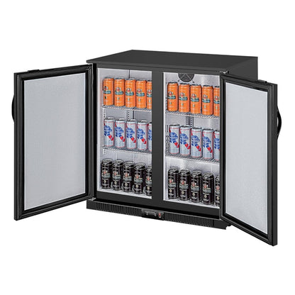 Polar G-Series Counter Back Bar Cooler with Solid Doors 208Ltr PAS-GL016-A