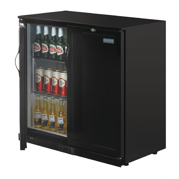 Polar G-Series Counter Back Bar Cooler with Solid Doors 208Ltr PAS-GL016-A