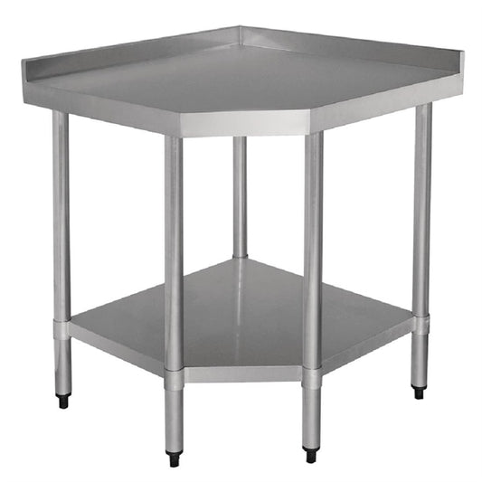 Vogue Stainless Steel Corner Table 700mm PAS-GL278