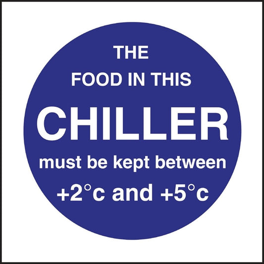 Vogue Food In This Chiller Sign PAS-L838