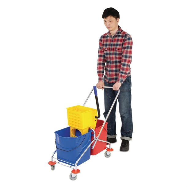 Jantex Dual Bucket Mop Wringer with Frame PAS-M880