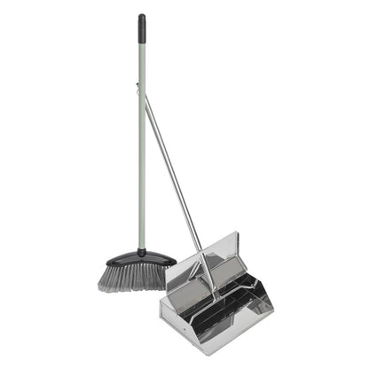 Jantex Stainless Steel Lobby Pan & Brush PAS-SA389