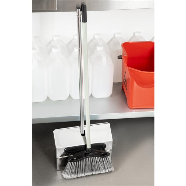 Jantex Stainless Steel Lobby Pan & Brush PAS-SA389