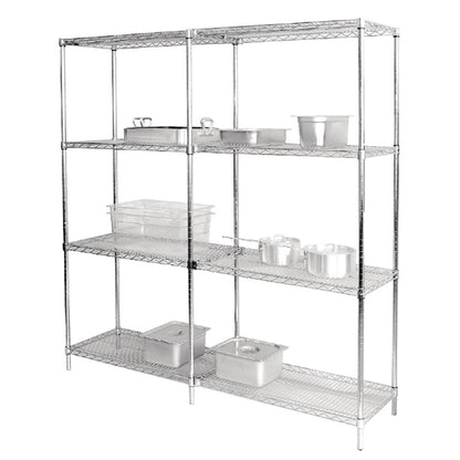 Vogue Chrome Wire Shelves 1220x457mm Pack of 2 PAS-U890